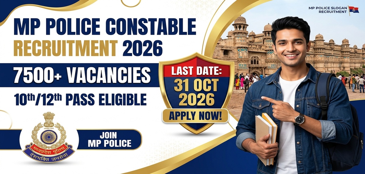 MP Police Constable Recruitment 2026 Notification Out: Apply Online for 7500 Posts