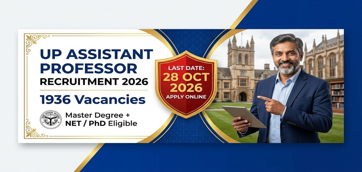 UPESSC UP Assistant Professor Recruitment 2026: Apply Online for 1936 Posts